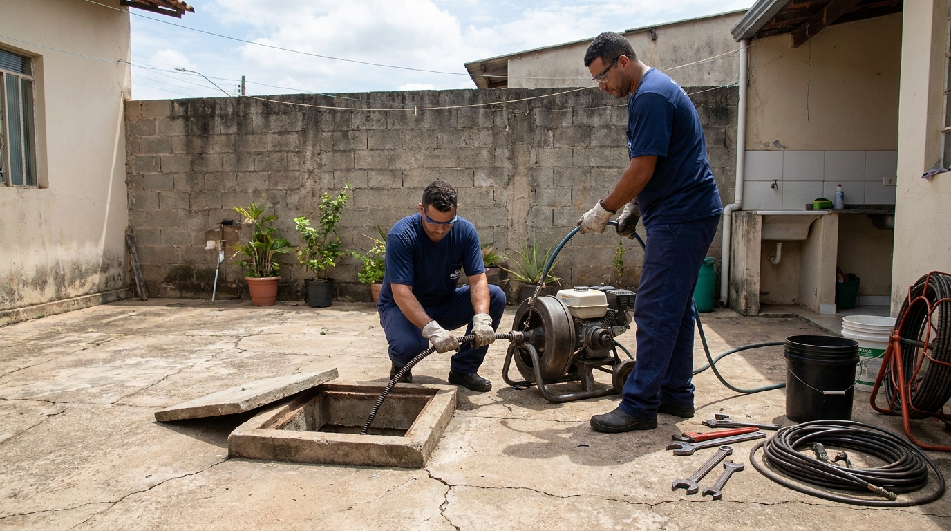 Sucção de Resíduos em Pains, Santa Maria‑RS